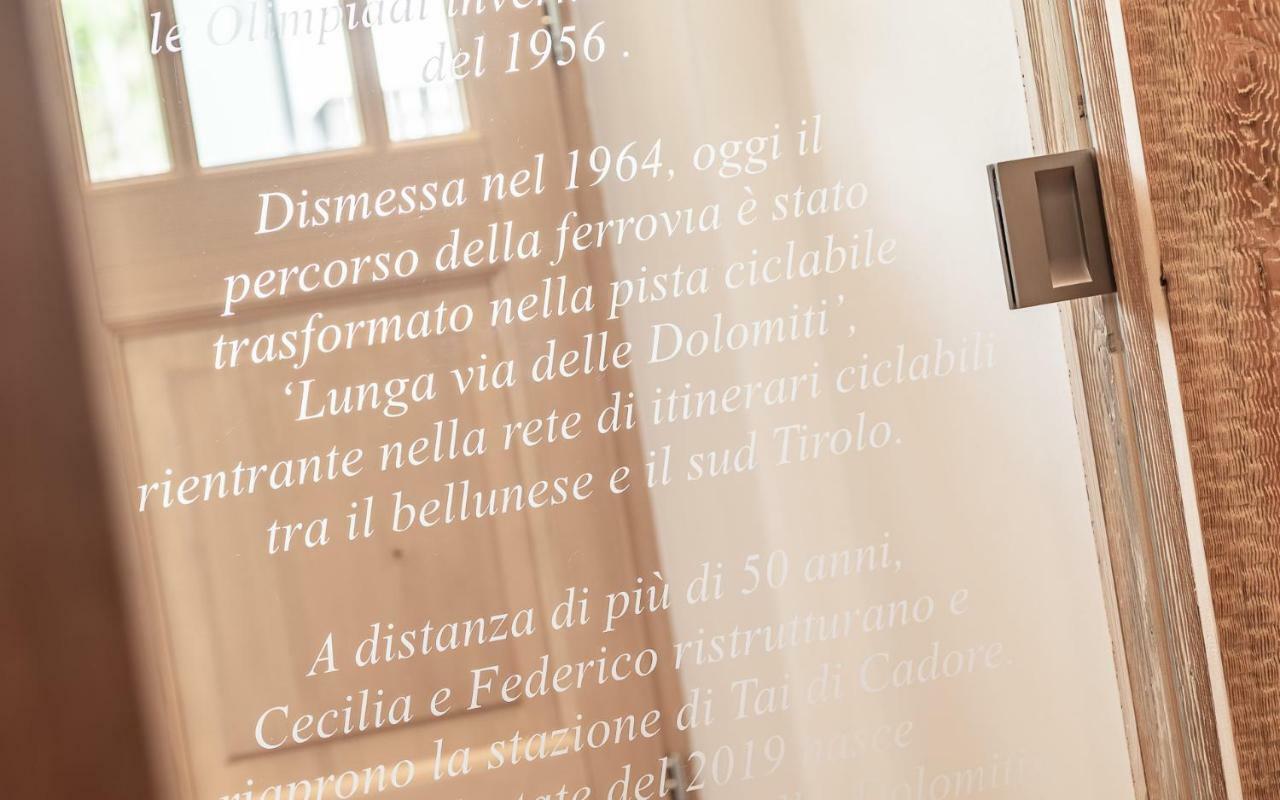 Alla Stazion Locanda Nelle Dolomiti Pieve di Cadore Kültér fotó